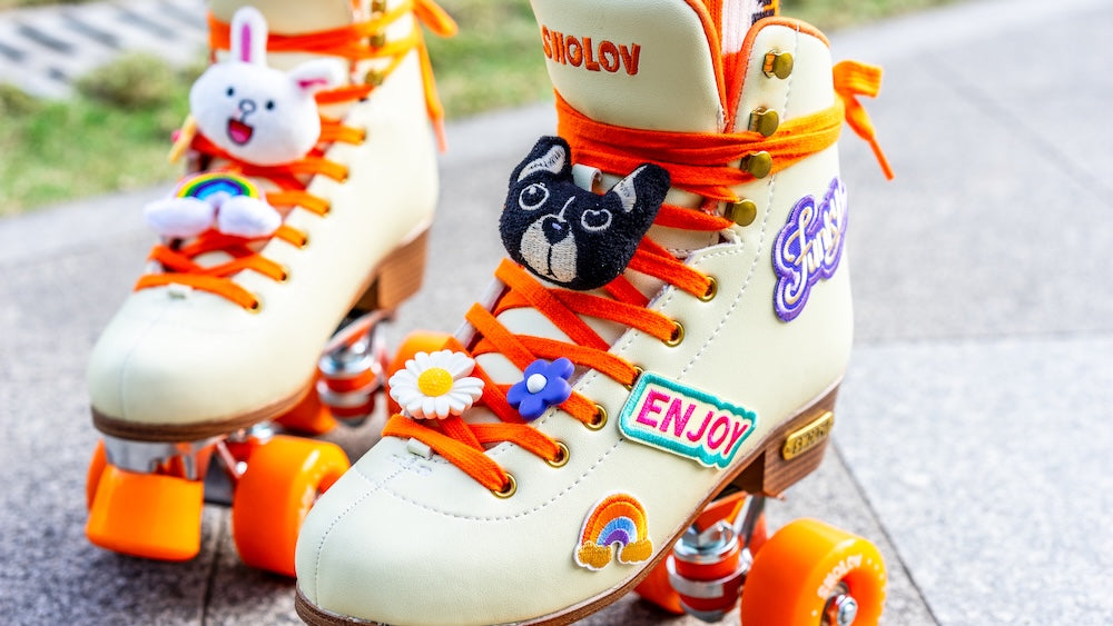 Fleecy Flashing Wheel Quad Roller Skate